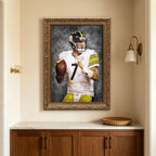 Ben Roethlisberger Celebrity Sports Art Poster School Dining Room Decoration 7 Canvas Wall Art Poster Decor Gift