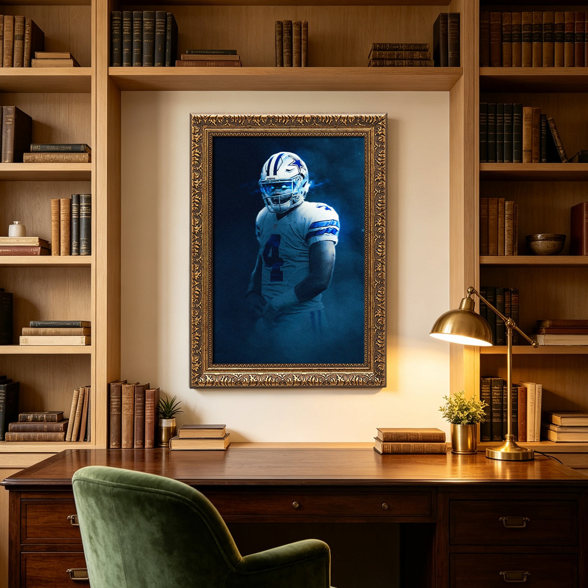 Dak Prescott Art Sports Decorative Poster School Dormitory 2 Canvas Wall Art Poster Decor Gift