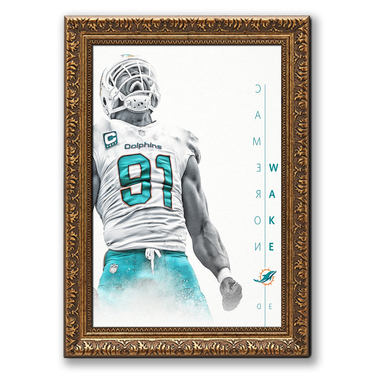 Cameron Wake Celebrity Sports Art Poster School Dining Room Decoration 0 Canvas Wall Art Poster Decor Gift