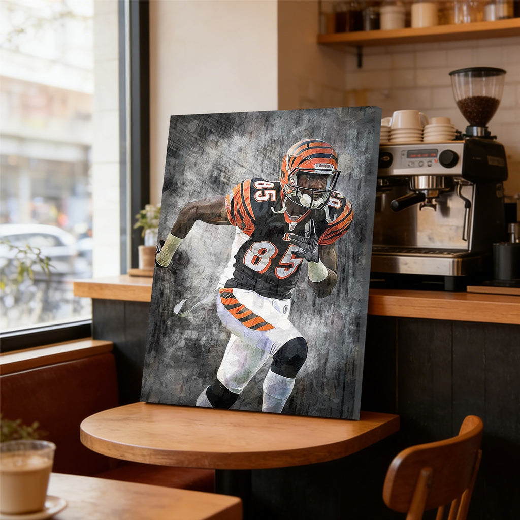 Chad Johnson Celebrity Sports Art Poster School Dining Room Decoration 4 Canvas Wall Art Poster Decor Gift