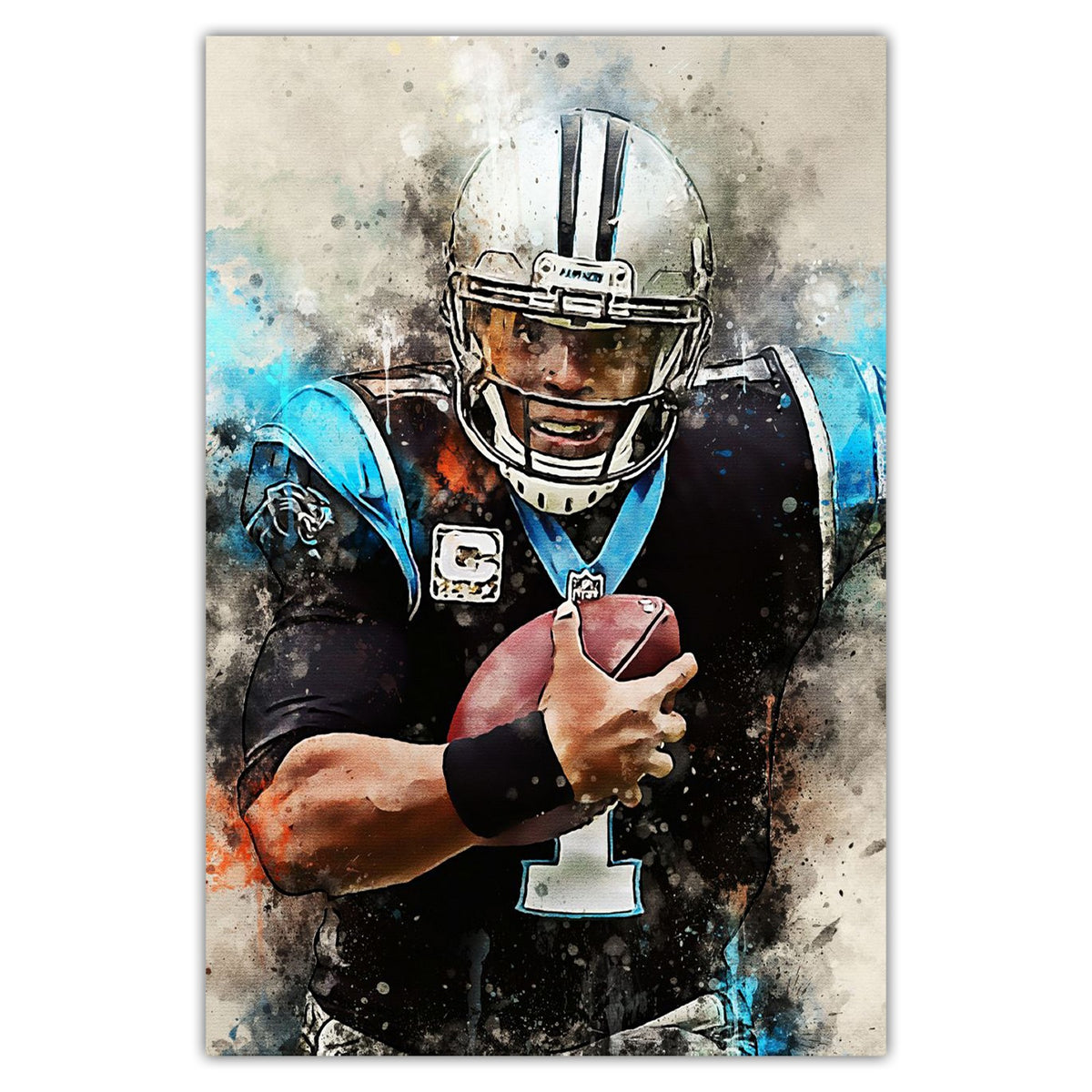 Cam Newton Celebrity Sports Art Poster School Dining Room Decoration 0 Canvas Wall Art Poster Decor Gift