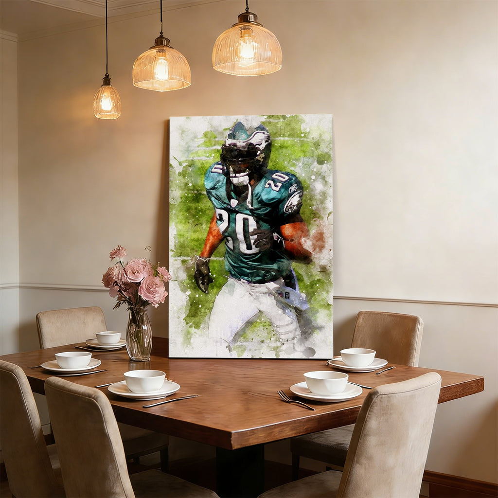 Brian Dawkins Art Poster 1 Canvas Wall Art Poster Decor Gift