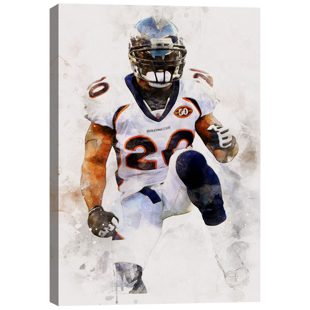 Brian Dawkins Art Poster 7 Canvas Wall Art Poster Decor Gift
