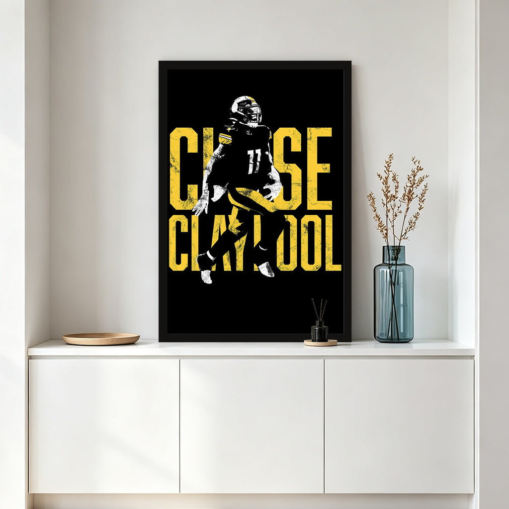 Chase Claypool Sports Celebrity Art Deco Poster 2 Canvas Wall Art Poster Decor Gift