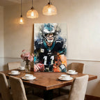 Carson Wentz Celebrity Sports Art Poster School Dining Room Decoration 5 Canvas Wall Art Poster Decor Gift