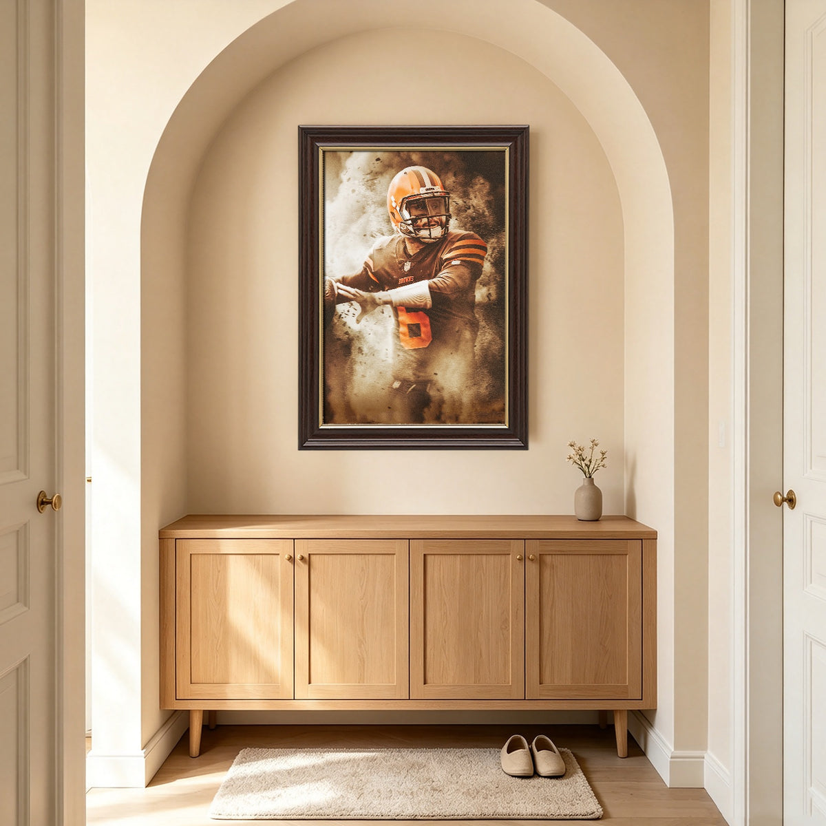 Baker Mayfield Art Sports Decorative Poster School Dormitory 3 Canvas Wall Art Poster Decor Gift