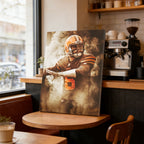 Baker Mayfield Art Sports Decorative Poster School Dormitory 3 Canvas Wall Art Poster Decor Gift