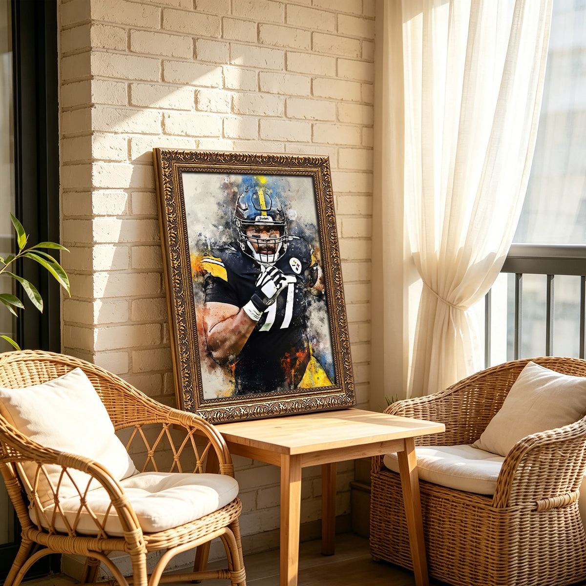 Cameron Heyward Celebrity Sports Art Poster School Dining Room Decoration 7 Canvas Wall Art Poster Decor Gift