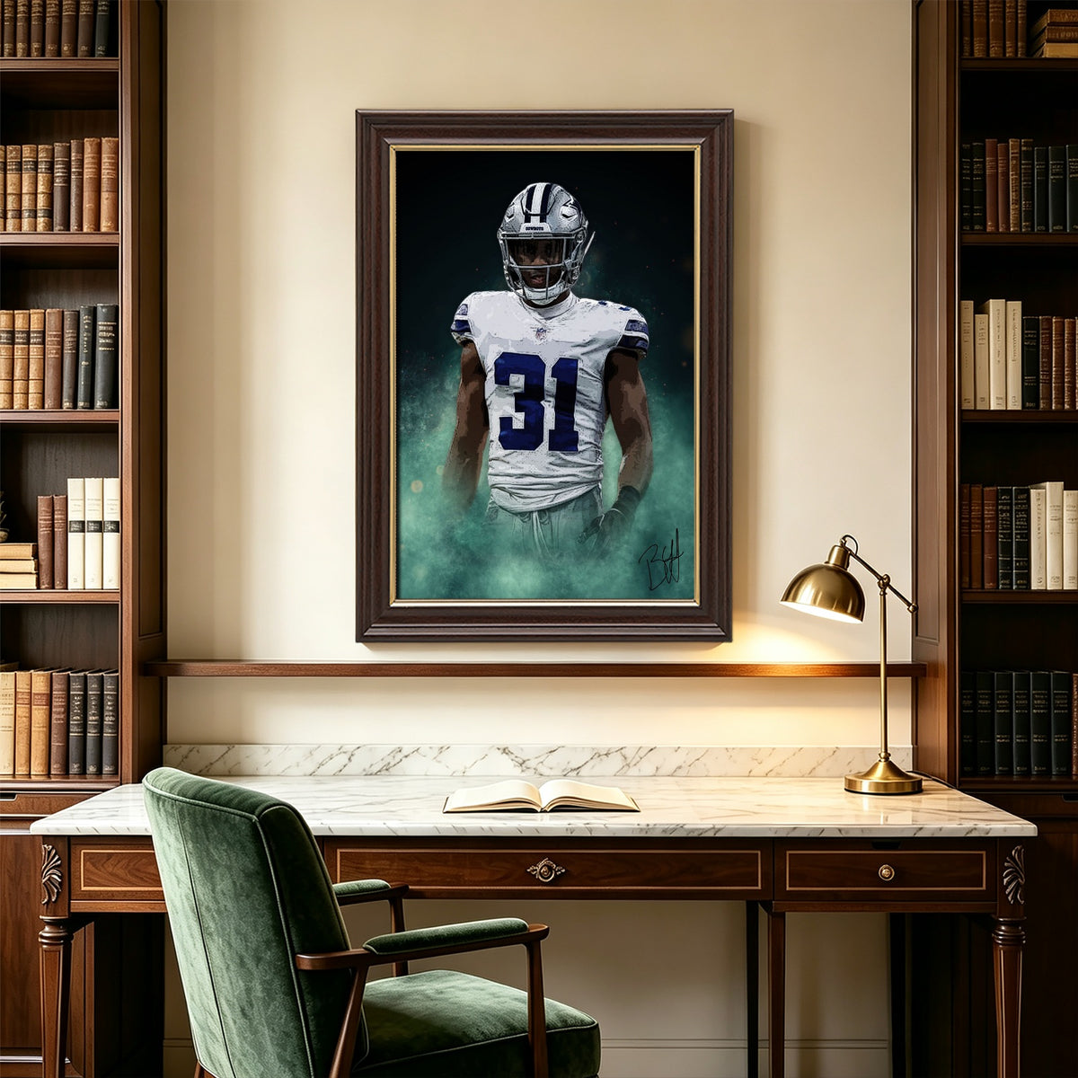 Byron Jones Celebrity Sports Art Poster School Dining Room Decoration 1 Canvas Wall Art Poster Decor Gift