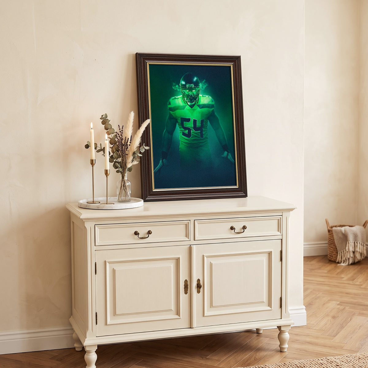Bobby Wagner Art Sports Decorative Poster School Dormitory 6 Canvas Wall Art Poster Decor Gift