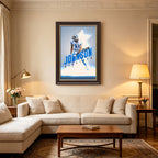 Calvin Johnson Celebrity Sports Art Poster School Dining Room Decoration 3 Canvas Wall Art Poster Decor Gift