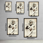 Carson Wentz Sports Celebrity Art Deco Poster 5 Canvas Wall Art Poster Decor Gift