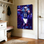 Carson Wentz Sports Celebrity Art Deco Poster 2 Canvas Wall Art Poster Decor Gift