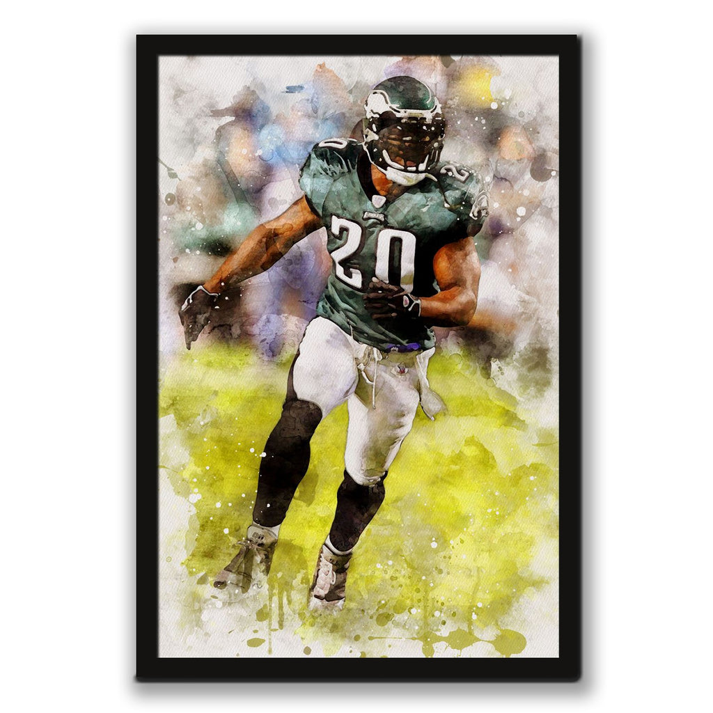 Brian Dawkins Art Poster 2 Canvas Wall Art Poster Decor Gift