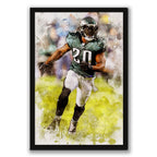 Brian Dawkins Art Poster 2 Canvas Wall Art Poster Decor Gift