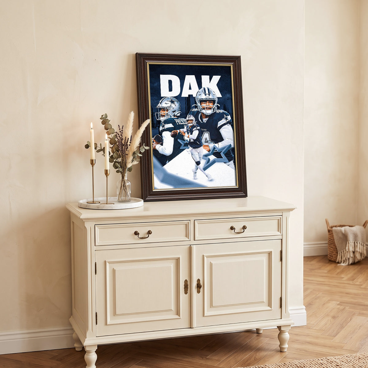 Dak Prescott Sports Celebrity Art Deco Poster 6 Canvas Wall Art Poster Decor Gift