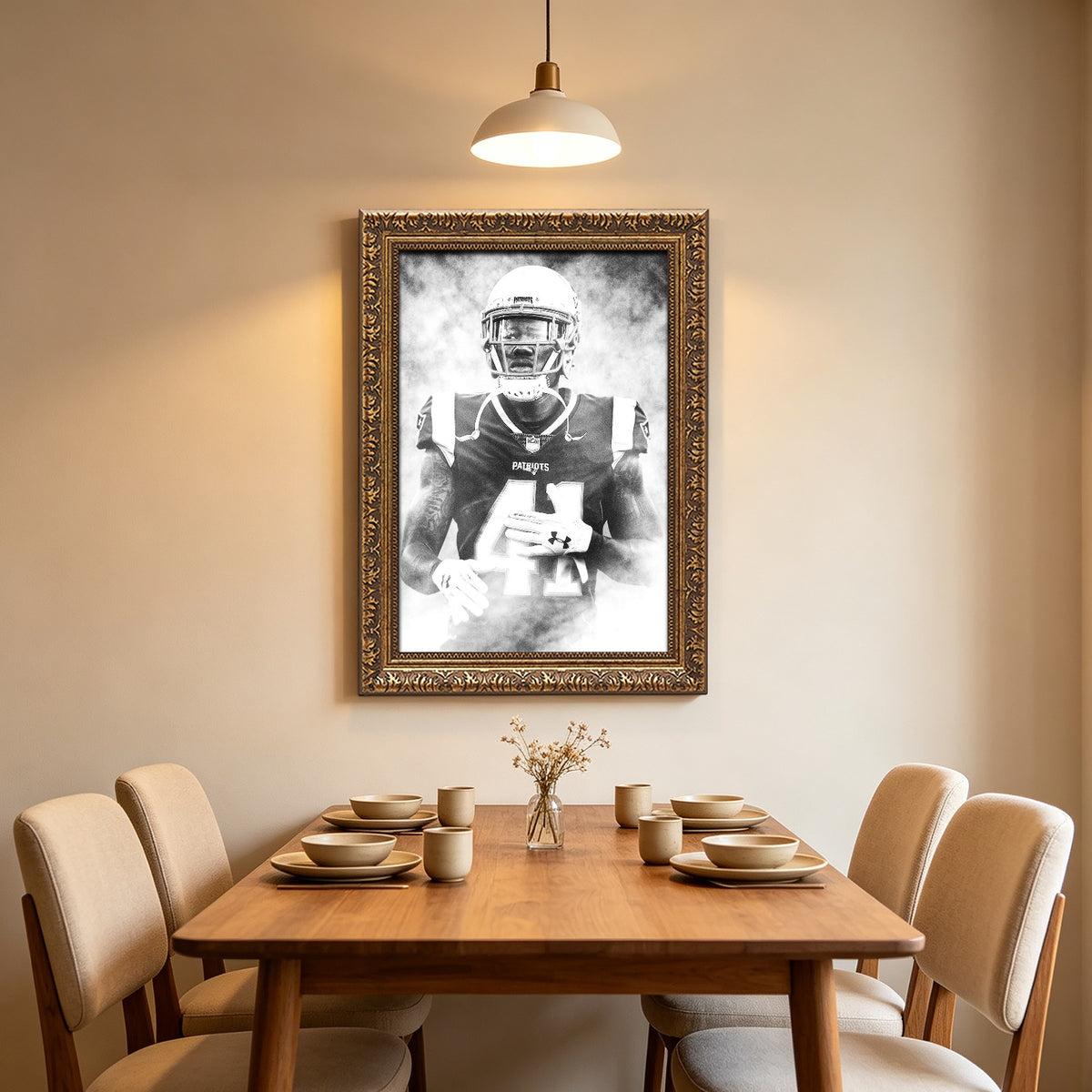 Cyrus Jones Art Sports Decorative Poster School Dormitory 6 Canvas Wall Art Poster Decor Gift