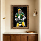 Brett Favre Art Poster 1 Canvas Wall Art Poster Decor Gift