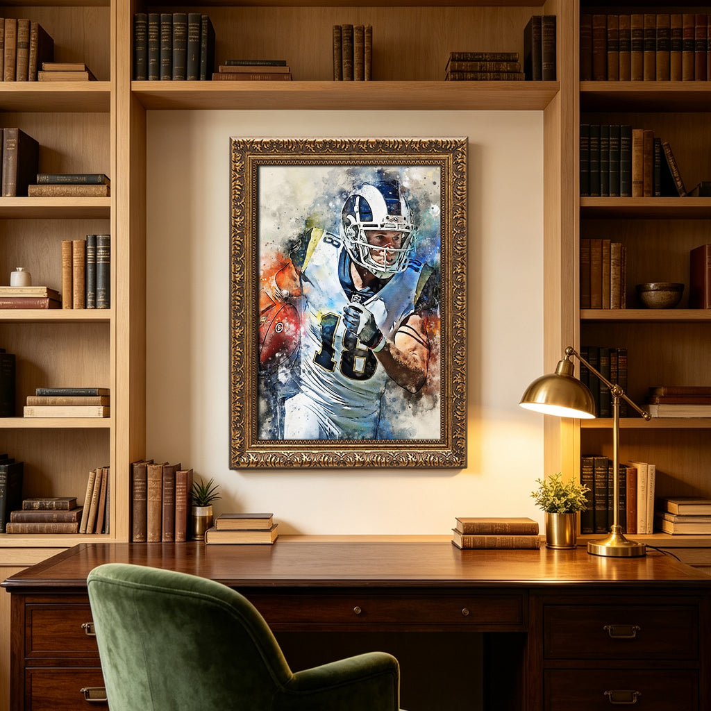 Cooper Kupp Celebrity Sports Art Poster School Dining Room Decoration 8 Canvas Wall Art Poster Decor Gift