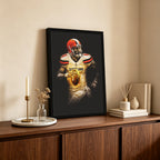 Baker Mayfield Art Sports Decorative Poster School Dormitory 1 Canvas Wall Art Poster Decor Gift