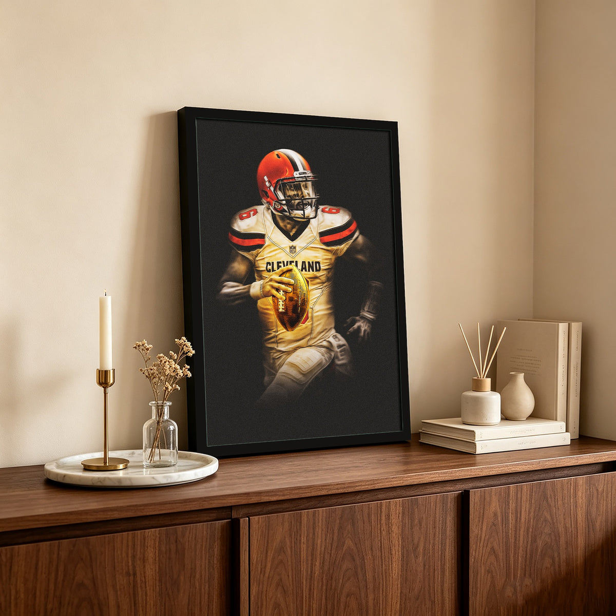Baker Mayfield Art Sports Decorative Poster School Dormitory 1 Canvas Wall Art Poster Decor Gift