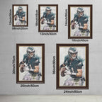 Carson Wentz Celebrity Sports Art Poster School Dining Room Decoration 8 Canvas Wall Art Poster Decor Gift