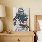 Carson Wentz Celebrity Sports Art Poster School Dining Room Decoration 8 Canvas Wall Art Poster Decor Gift