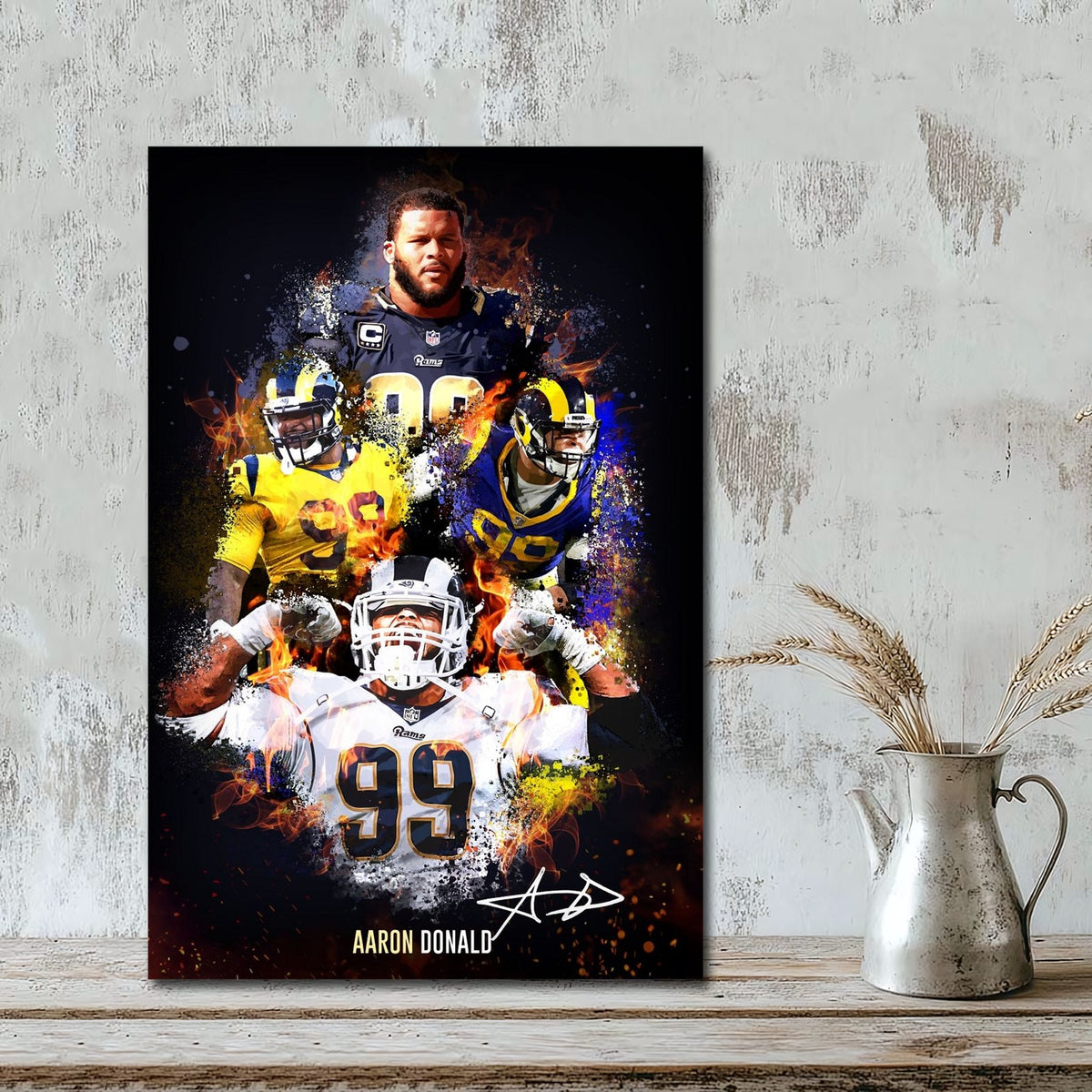 Bobby Wagner Celebrity Sports Art Poster School Dining Room Decoration 2 Canvas Wall Art Poster Decor Gift