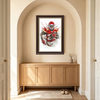 Damien Williams Art Sports Decorative Poster School Dormitory 8 Canvas Wall Art Poster Decor Gift