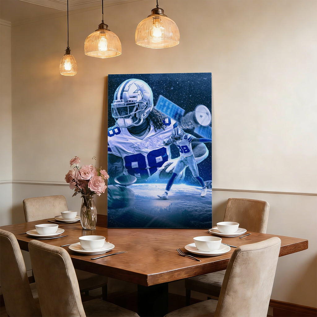 CeeDee Lamb Sports Celebrity Art Deco Poster 1 Canvas Wall Art Poster Decor Gift