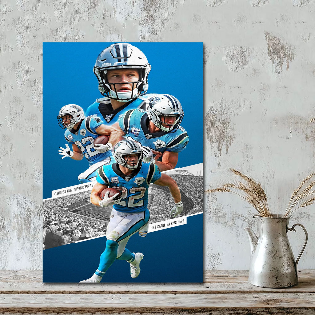 Christian McCaffrey Celebrity Sports Art Poster School Dining Room Decoration 0 Canvas Wall Art Poster Decor Gift