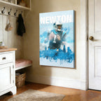 Cam Newton Sports Celebrity Art Deco Poster 4 Canvas Wall Art Poster Decor Gift