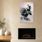 Brandon Whitaker Art Sports Decorative Poster School Dormitory 4 Canvas Wall Art Poster Decor Gift