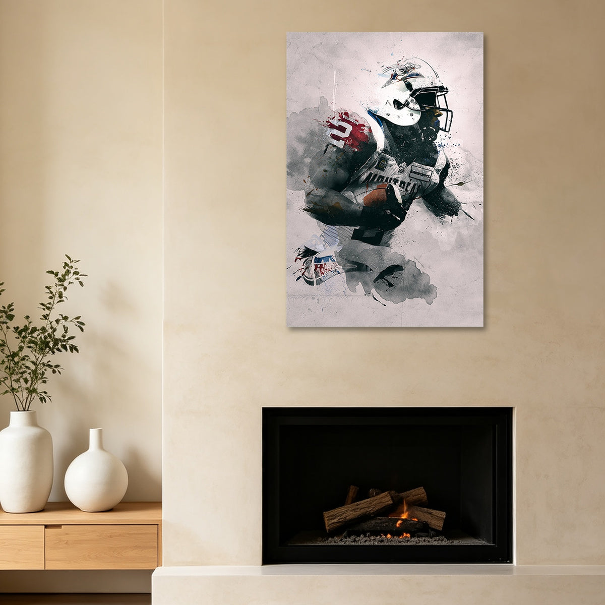 Brandon Whitaker Art Sports Decorative Poster School Dormitory 4 Canvas Wall Art Poster Decor Gift