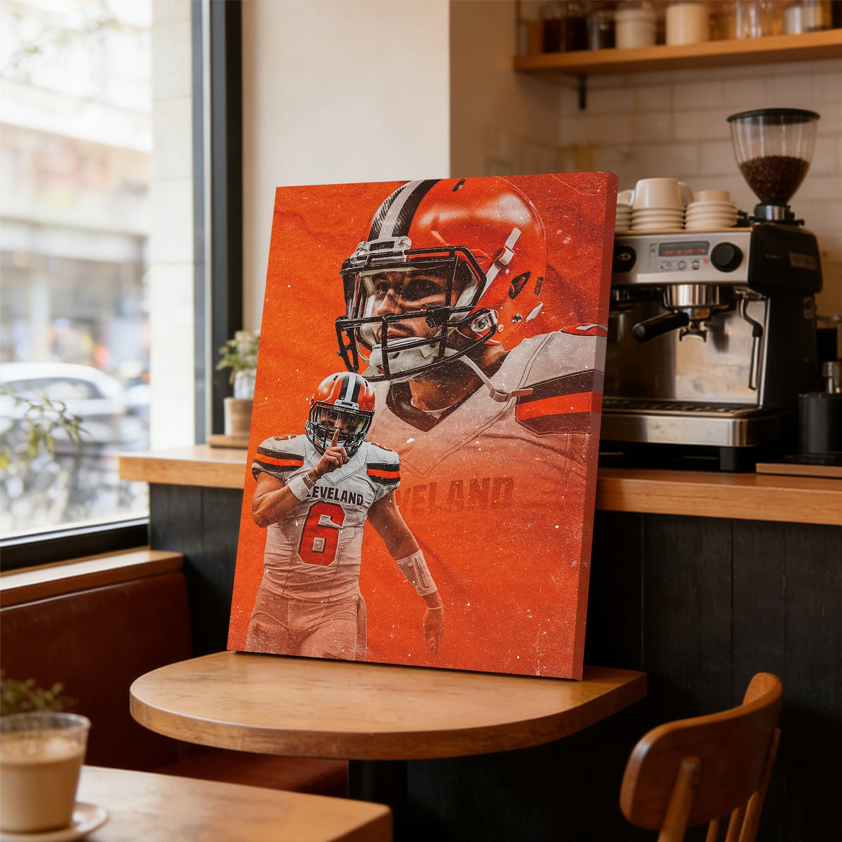 Baker Mayfield Sports Celebrity Art Deco Poster 7 Canvas Wall Art Poster Decor Gift
