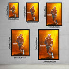 Baker Mayfield Sports Celebrity Art Deco Poster 8 Canvas Wall Art Poster Decor Gift