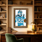 Christian McCaffrey Art Poster 1 Canvas Wall Art Poster Decor Gift