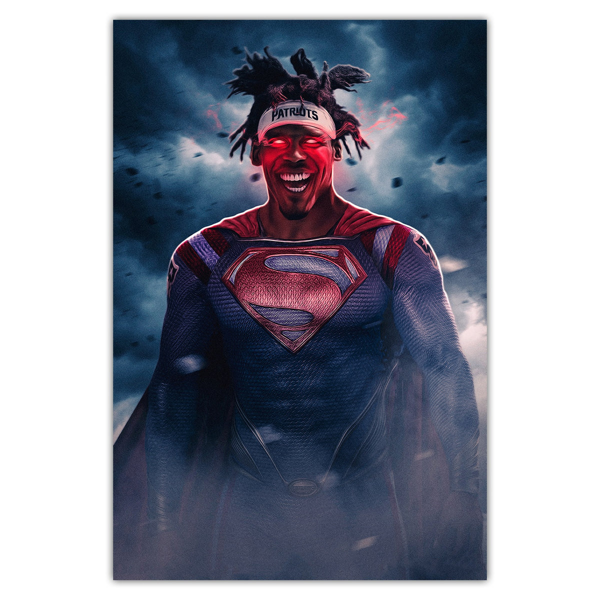 Cam Newton Art Sports Decorative Poster School Dormitory 4 Canvas Wall Art Poster Decor Gift