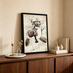 Cam Newton Sports Celebrity Art Deco Poster 7 Canvas Wall Art Poster Decor Gift