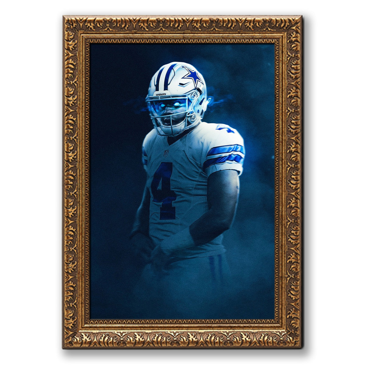 Dak Prescott Art Sports Decorative Poster School Dormitory 2 Canvas Wall Art Poster Decor Gift
