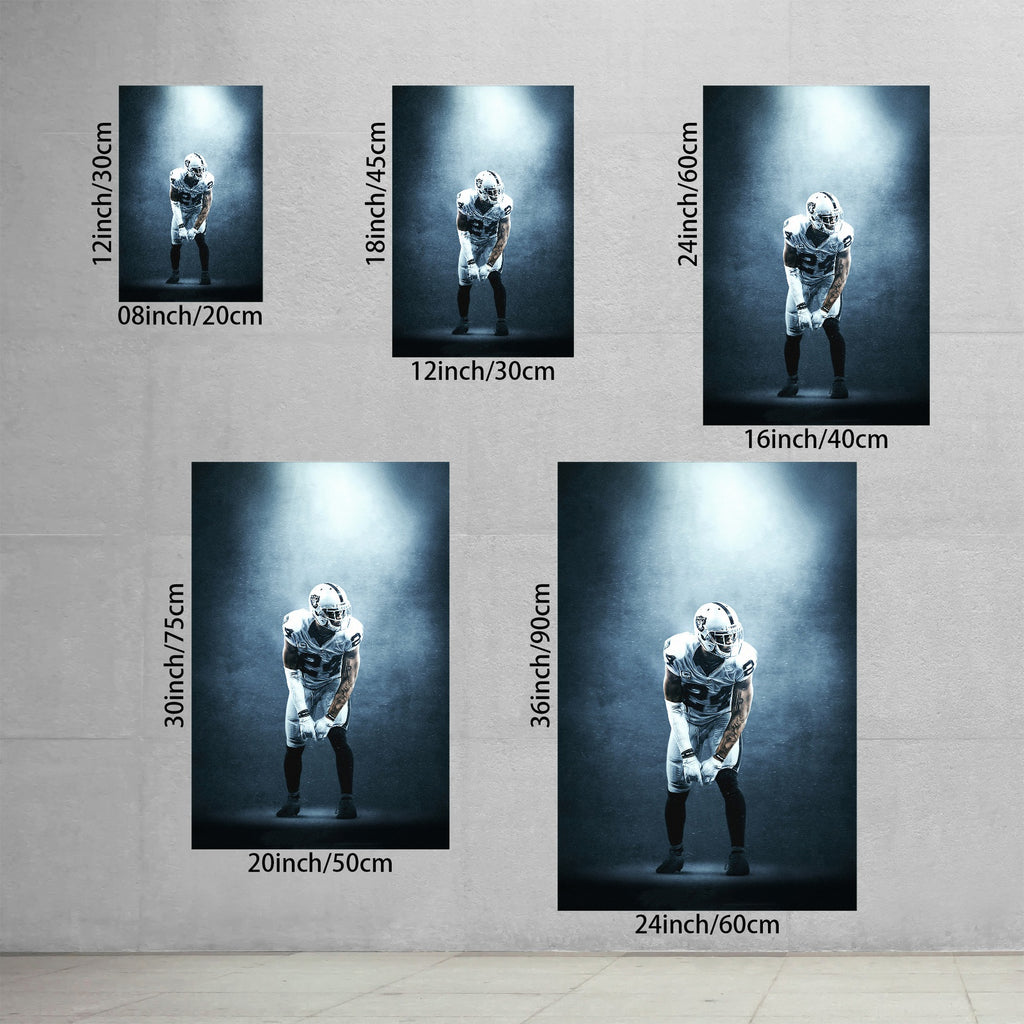 Charles Woodson Art Sports Decorative Poster School Dormitory 7 Canvas Wall Art Poster Decor Gift