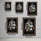 Bobby Wagner Celebrity Sports Art Poster School Dining Room Decoration 9 Canvas Wall Art Poster Decor Gift