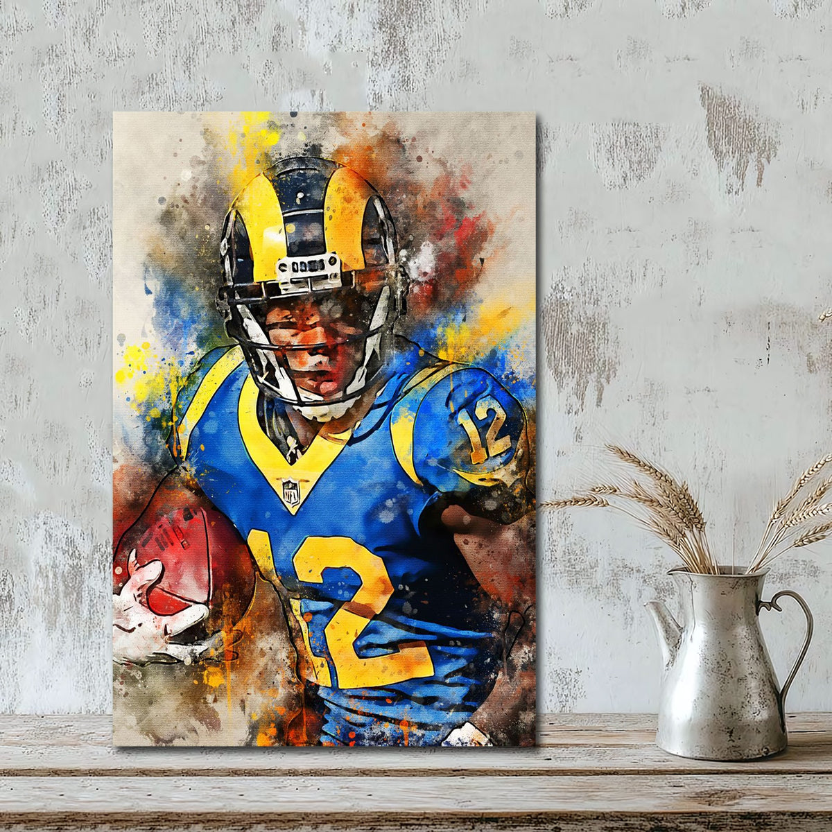 Brandin Cooks Celebrity Sports Art Poster School Dining Room Decoration 2 Canvas Wall Art Poster Decor Gift