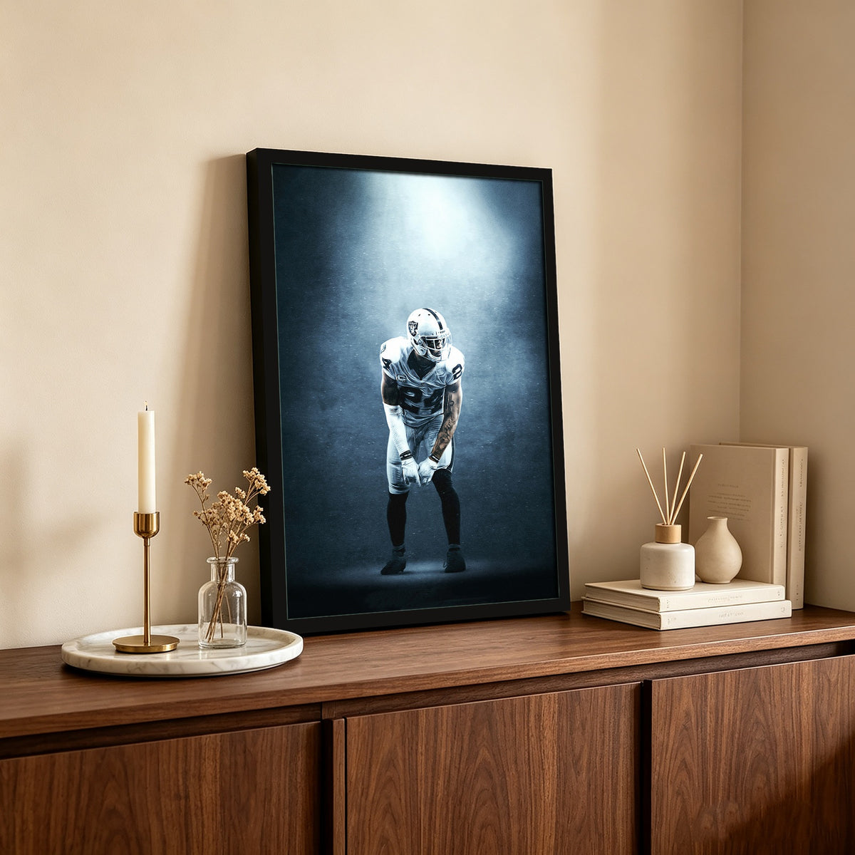 Charles Woodson Art Sports Decorative Poster School Dormitory 7 Canvas Wall Art Poster Decor Gift