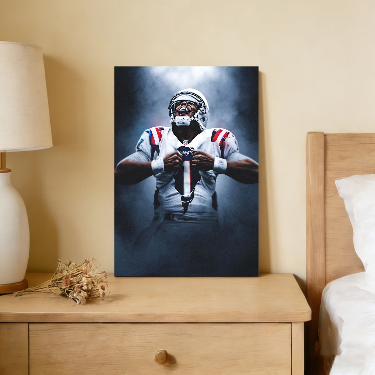 Cam Newton Art Sports Decorative Poster School Dormitory 7 Canvas Wall Art Poster Decor Gift