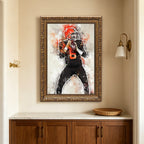 Baker Mayfield Sports Celebrity Art Deco Poster 6 Canvas Wall Art Poster Decor Gift