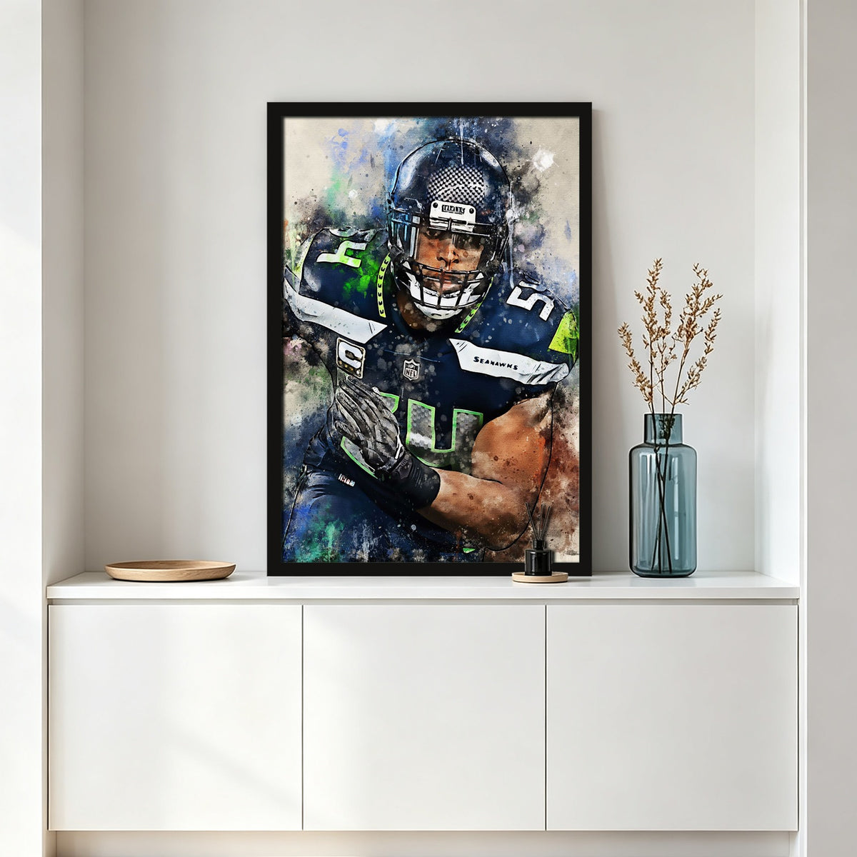 Bobby Wagner Celebrity Sports Art Poster School Dining Room Decoration 1 Canvas Wall Art Poster Decor Gift