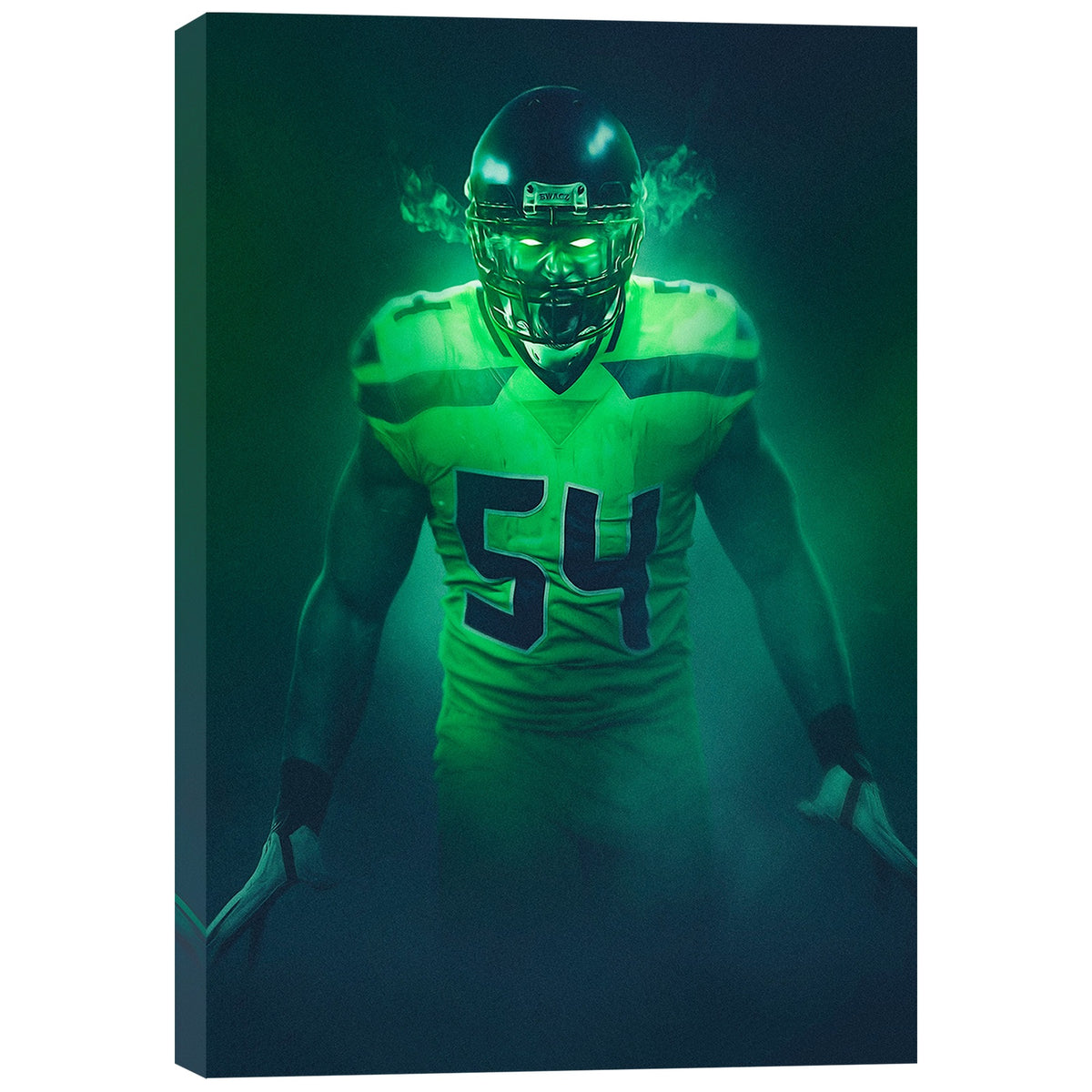 Bobby Wagner Art Sports Decorative Poster School Dormitory 6 Canvas Wall Art Poster Decor Gift