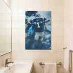 Cam Newton Sports Celebrity Art Deco Poster 2 Canvas Wall Art Poster Decor Gift