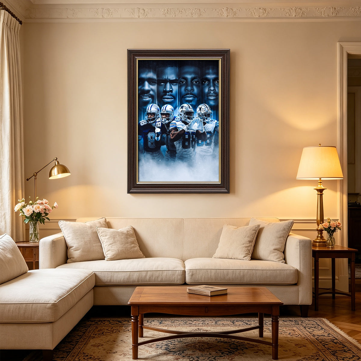 CeeDee Lamb Art Sports Decorative Poster School Dormitory 6 Canvas Wall Art Poster Decor Gift